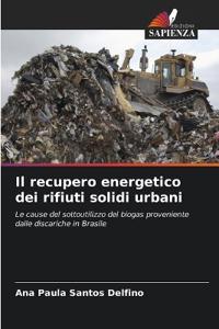Il recupero energetico dei rifiuti solidi urbani