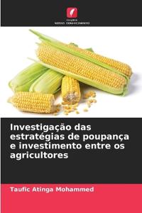 Investigação das estratégias de poupança e investimento entre os agricultores