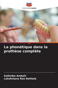 La phonétique dans la prothèse complète
