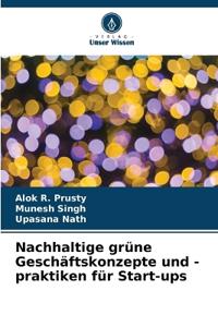 Nachhaltige grüne Geschäftskonzepte und -praktiken für Start-ups
