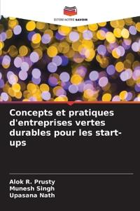 Concepts et pratiques d'entreprises vertes durables pour les start-ups
