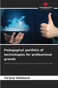 Pedagogical portfolio of technologies for professional growth