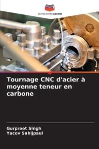 Tournage CNC d'acier à moyenne teneur en carbone