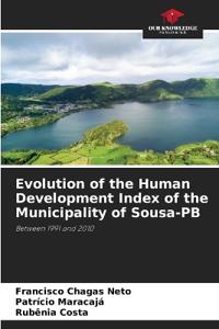 Evolution of the Human Development Index of the Municipality of Sousa-PB