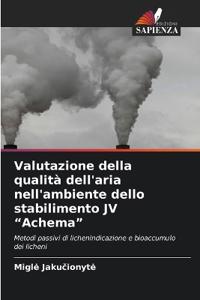 Valutazione della qualità dell'aria nell'ambiente dello stabilimento JV "Achema"