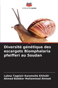 Diversité génétique des escargots Biomphalaria pfeifferi au Soudan