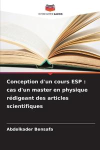 Conception d'un cours ESP