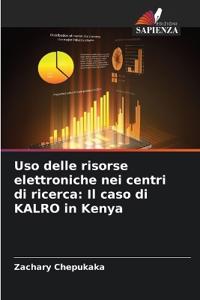 Uso delle risorse elettroniche nei centri di ricerca