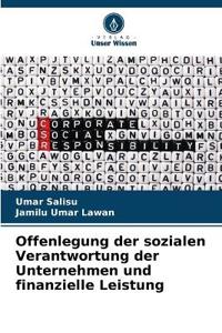 Offenlegung der sozialen Verantwortung der Unternehmen und finanzielle Leistung