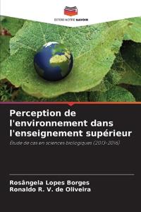 Perception de l'environnement dans l'enseignement supérieur