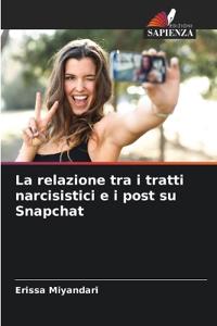 La relazione tra i tratti narcisistici e i post su Snapchat