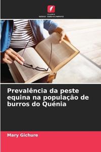 Prevalência da peste equina na população de burros do Quénia