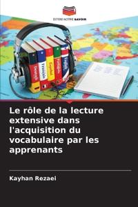 Le rôle de la lecture extensive dans l'acquisition du vocabulaire par les apprenants