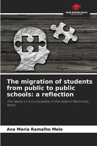 The migration of students from public to public schools