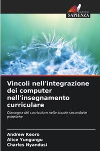 Vincoli nell'integrazione dei computer nell'insegnamento curriculare
