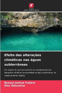 Efeito das alterações climáticas nas águas subterrâneas