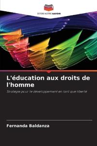 L'éducation aux droits de l'homme