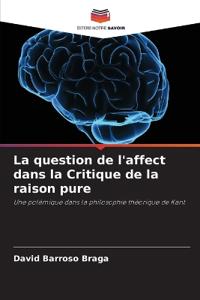 La question de l'affect dans la Critique de la raison pure