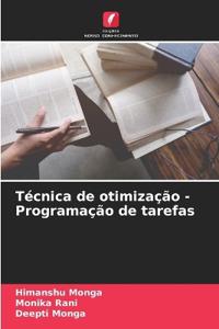 Técnica de otimização - Programação de tarefas