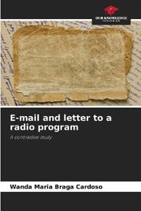 E-mail and letter to a radio program