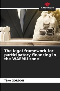 The legal framework for participatory financing in the WAEMU zone