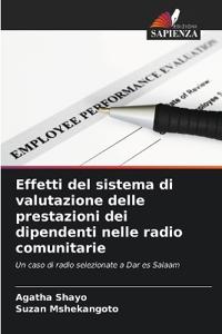 Effetti del sistema di valutazione delle prestazioni dei dipendenti nelle radio comunitarie