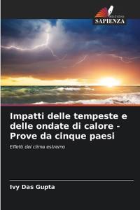 Impatti delle tempeste e delle ondate di calore - Prove da cinque paesi