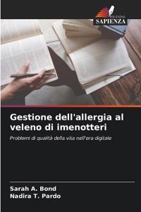 Gestione dell'allergia al veleno di imenotteri