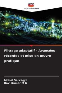 Filtrage adaptatif - Avancées récentes et mise en oeuvre pratique