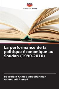 La performance de la politique économique au Soudan (1990-2010)