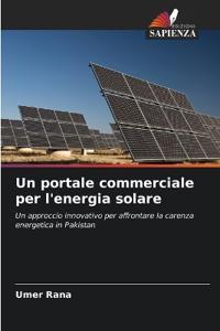 Un portale commerciale per l'energia solare