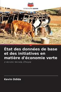 État des données de base et des initiatives en matière d'économie verte