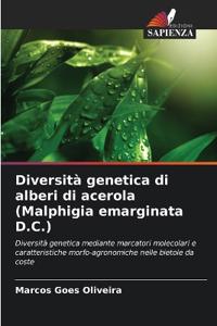 Diversità genetica di alberi di acerola (Malphigia emarginata D.C.)