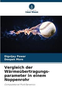 Vergleich der Wärmeübertragungs-parameter in einem Noppenrohr
