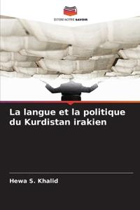La langue et la politique du Kurdistan irakien
