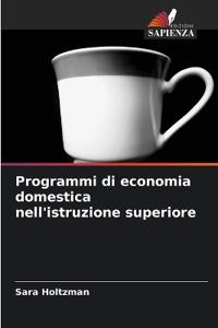 Programmi di economia domestica nell'istruzione superiore