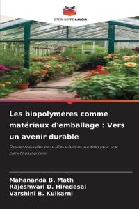 Les biopolymères comme matériaux d'emballage