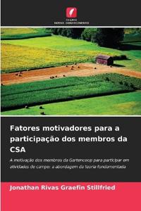 Fatores motivadores para a participação dos membros da CSA