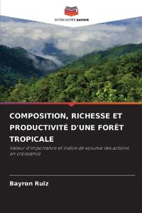 Composition, Richesse Et Productivité d'Une Forêt Tropicale