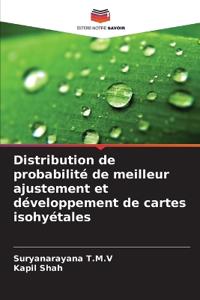 Distribution de probabilité de meilleur ajustement et développement de cartes isohyétales