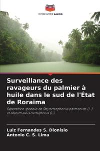 Surveillance des ravageurs du palmier à huile dans le sud de l'État de Roraima