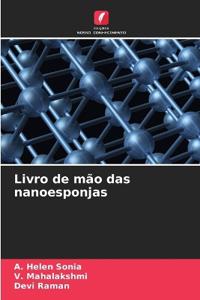 Livro de mão das nanoesponjas