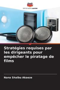 Stratégies requises par les dirigeants pour empêcher le piratage de films