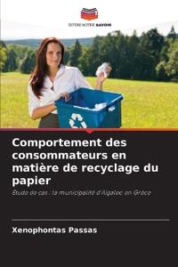 Comportement des consommateurs en matière de recyclage du papier