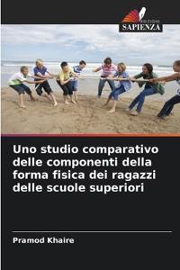 Uno studio comparativo delle componenti della forma fisica dei ragazzi delle scuole superiori