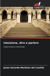 Intuizione, dire e parlare