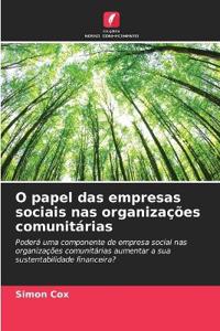 O papel das empresas sociais nas organizações comunitárias