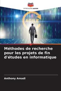 Méthodes de recherche pour les projets de fin d'études en informatique