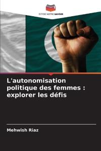 L'autonomisation politique des femmes