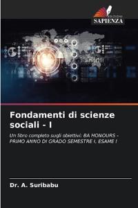 Fondamenti di scienze sociali - I